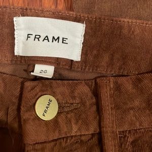 FRAME Denim Brown Corduroy Pants